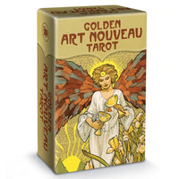 Art Nouveau Golden Mini Tarot Deck