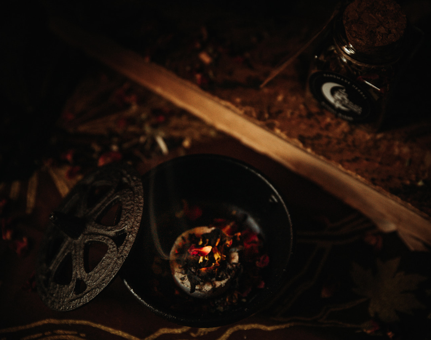Heart-Ease Grain Incense - Handmade Ritual Blend