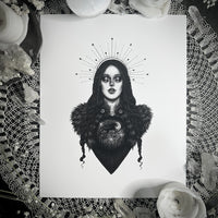 Nótt Fine Art Print - Norse Goddess of Night
