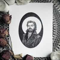 Laszlo Cravensworth “What We Do in the Shadows” Art Print by Caitlin McCarthy