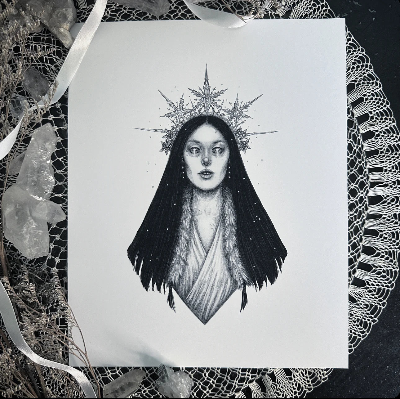 Yuki Onna Fine Art Print by Caitlin McCarthy