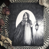 The Lightbringer Fine Art Print - Gothic Hermit Tarot Card