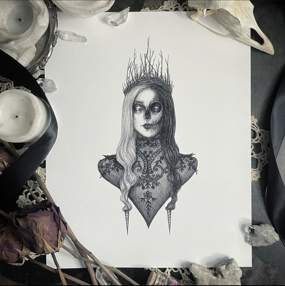 Hel Fine Art Print by Caitlin McCarthy