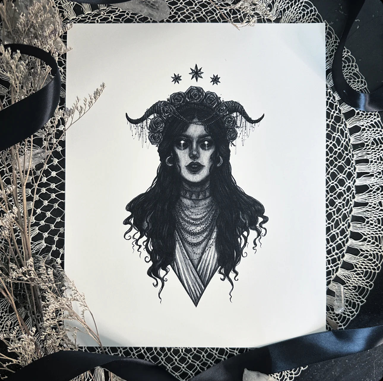 Lilith Fine Art Print by Caitlin McCarthy