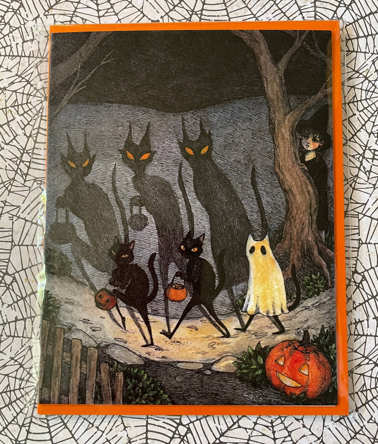 Bad Luck Gang Greeting Card Blank A2 Card 4.25x5.5"