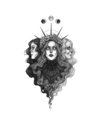 The Triple Goddess Fine Art Print - Maiden, Mother, Crone