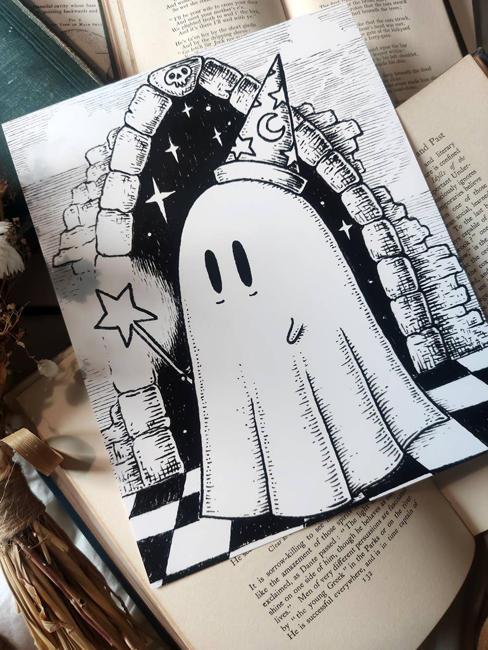 Wizard Ghost art print