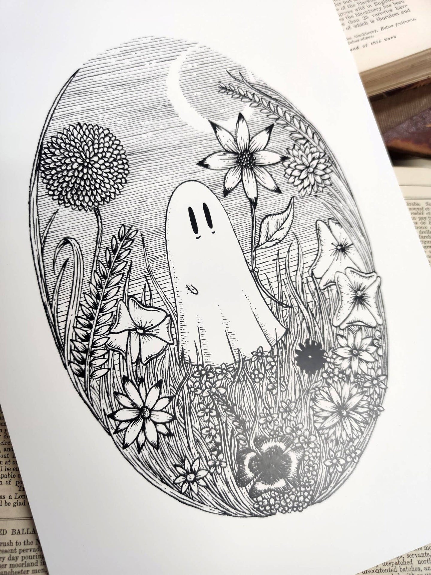 Meadow Ghost Art Print