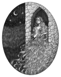 Rapunzel Fine Art Print - Brothers Grimm Fairytale