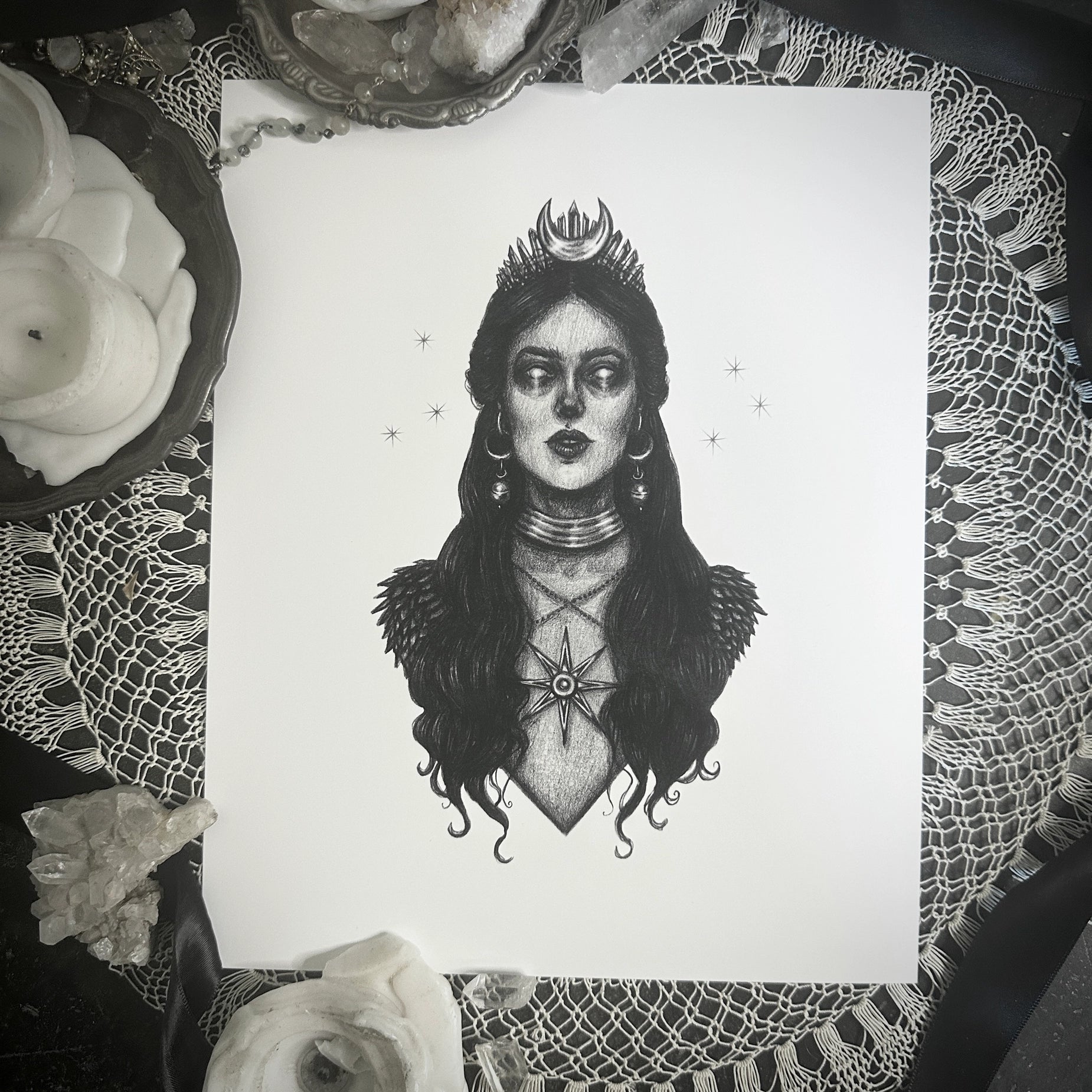 Ishtar Fine Art Print - Mesopotamian Goddess of War & Love