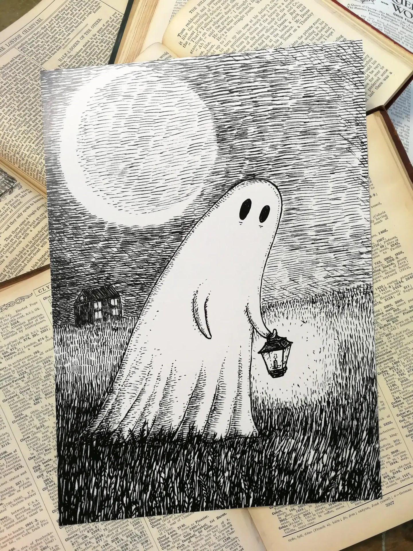 Wandering Ghost Art Print