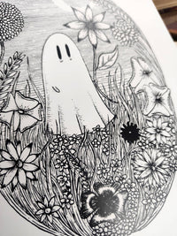 Meadow Ghost Art Print