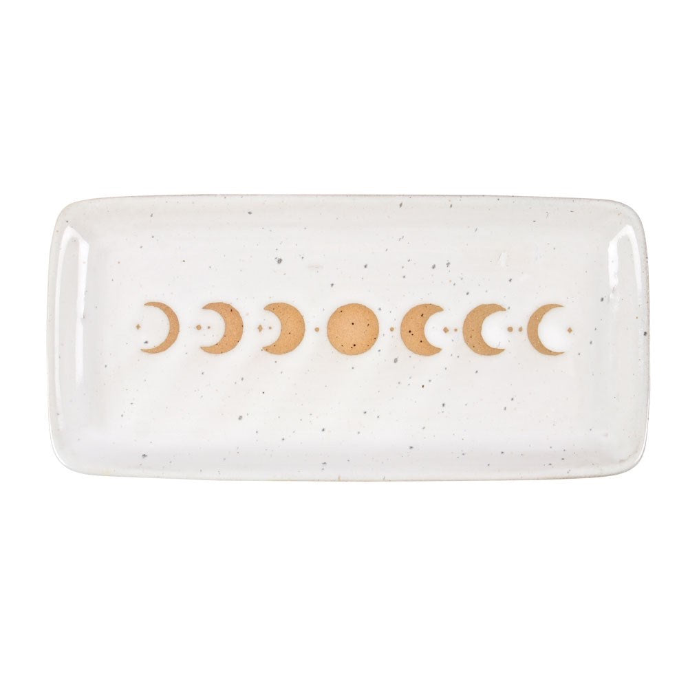 Moon Phase Ceramic Trinket tray