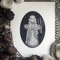 Crimson Peak Art Print by Caitlin McCarthy