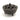 Black Cast Iron Incense Resin Bowl with Lid