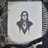 Morgan le Fay Fine Art Print by Caitlin McCarthy