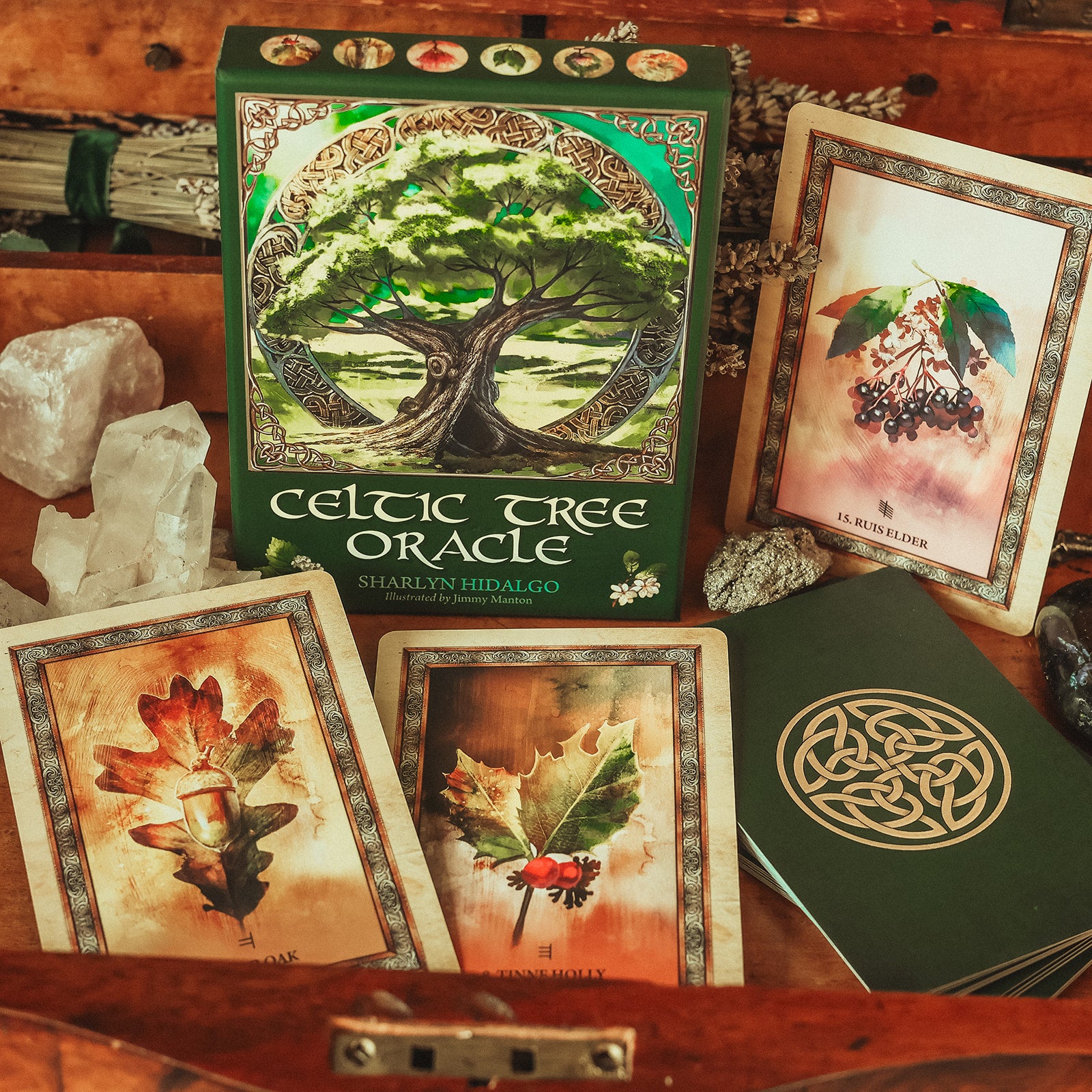 Celtic Tree Oracle by Sharyn Hidalgo – Black Moon Botanica Amsterdam