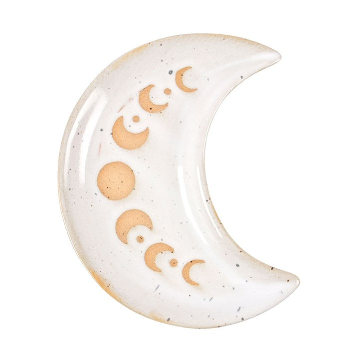 Moon Phase Crescent Ceramic Trinket