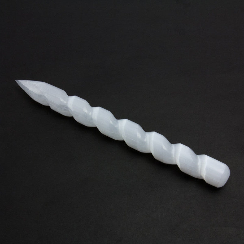 Selenite Pointed Wand
