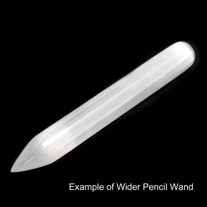 Selenite Pointed Wand
