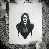Nótt Fine Art Print - Norse Goddess of Night