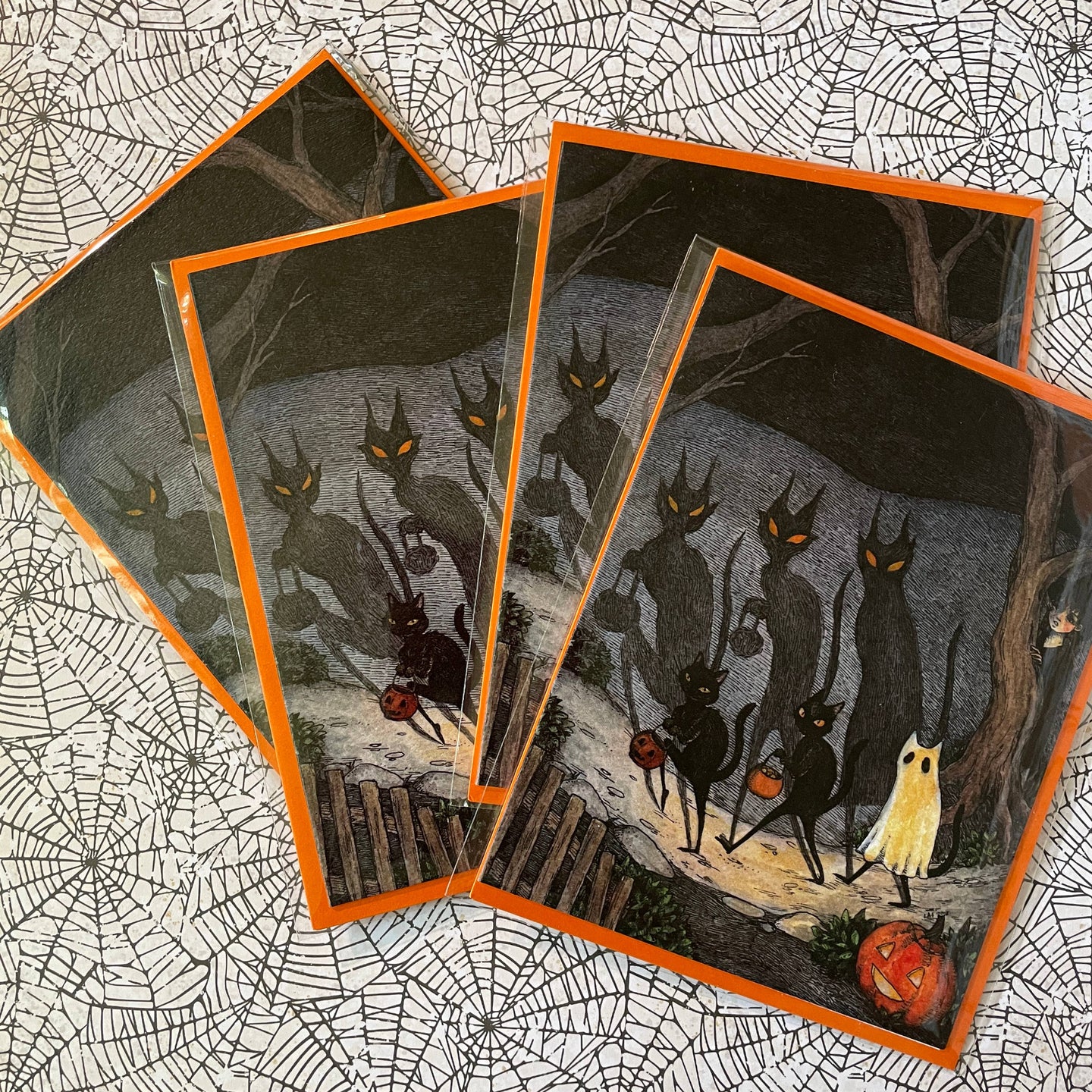 Bad Luck Gang Greeting Card Blank A2 Card 4.25x5.5"