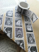 Spooky Stamps Art Washi Tape