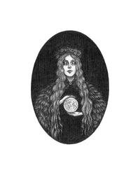 Moon Maiden Fine Art Print - Full Moon Magick - Witchcraft