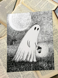 Wandering Ghost Art Print