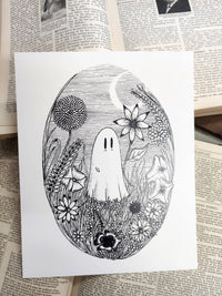 Meadow Ghost Art Print