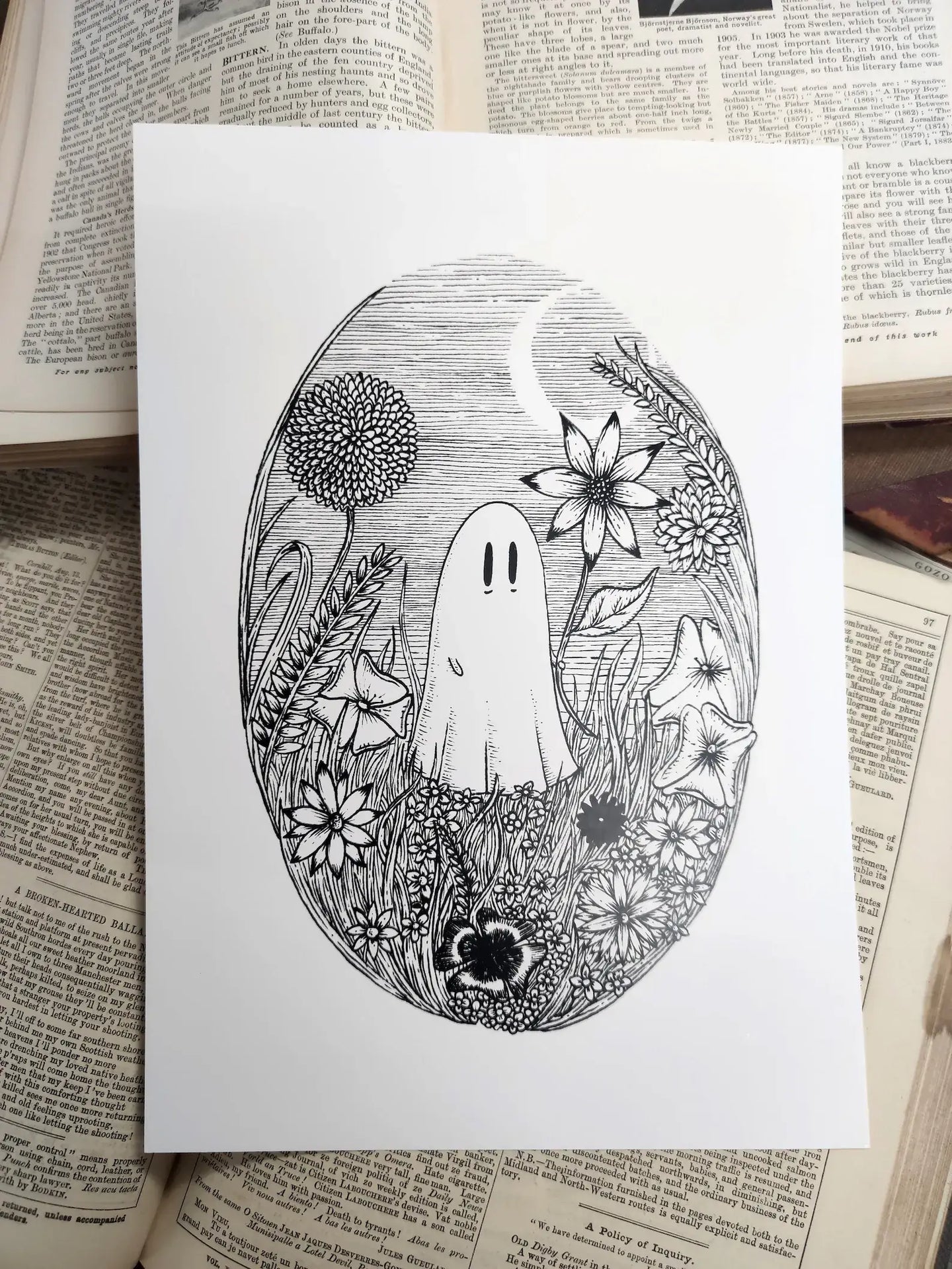 Meadow Ghost Art Print