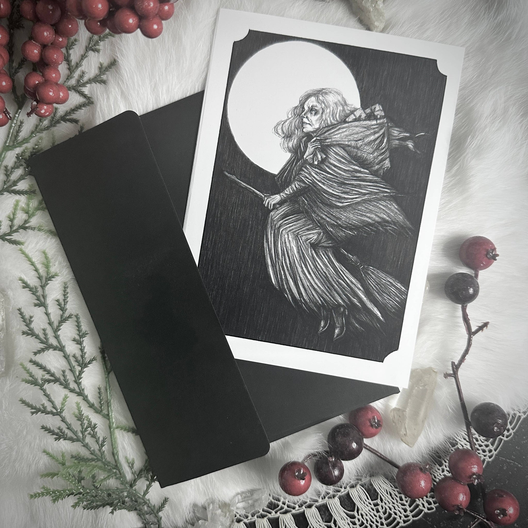La Befana the Christmas Witch - Folded Cards - Yule