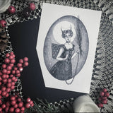Lady Krampus Holiday Cards - Double Sided 5x7" Cards
