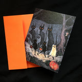 Bad Luck Gang Greeting Card Blank A2 Card 4.25x5.5"