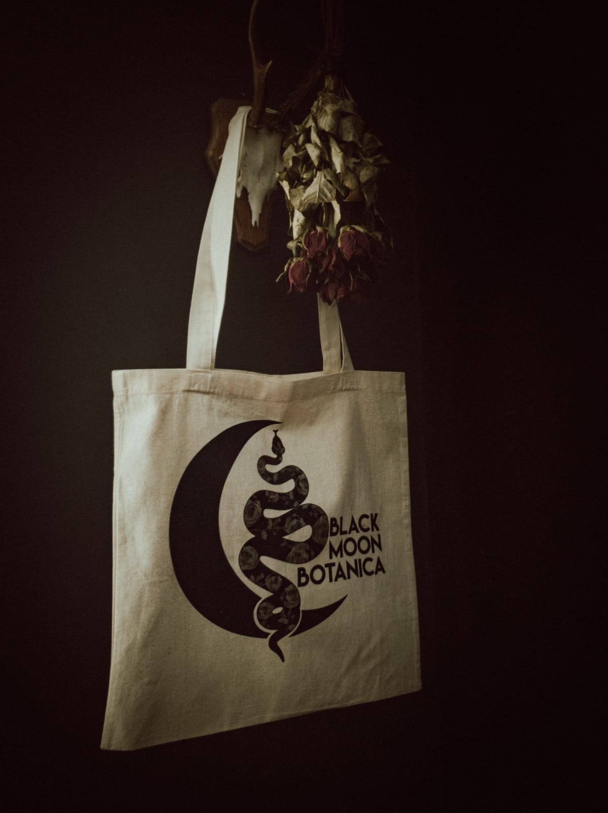 Black Moon Botanica Tote Bag